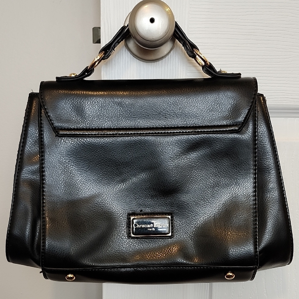 Christian Lacroix Black Vintage Women's Doctors Bag
